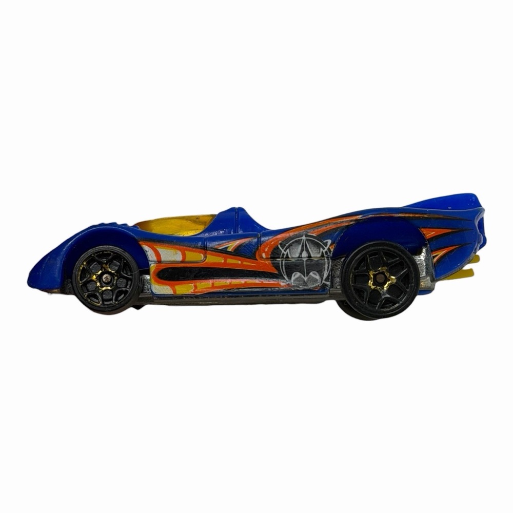 Hot Wheel‎ 1994 Mattel Power Pistons Batman Symbol Blue Yellow - Picture 9 of 13